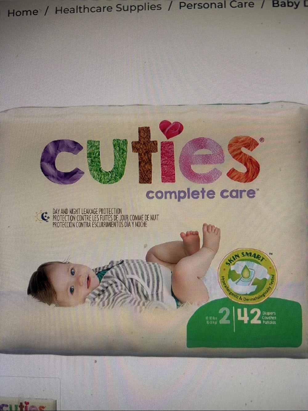 Complete Care Size 2 Green Diaper Covers - 42 Count